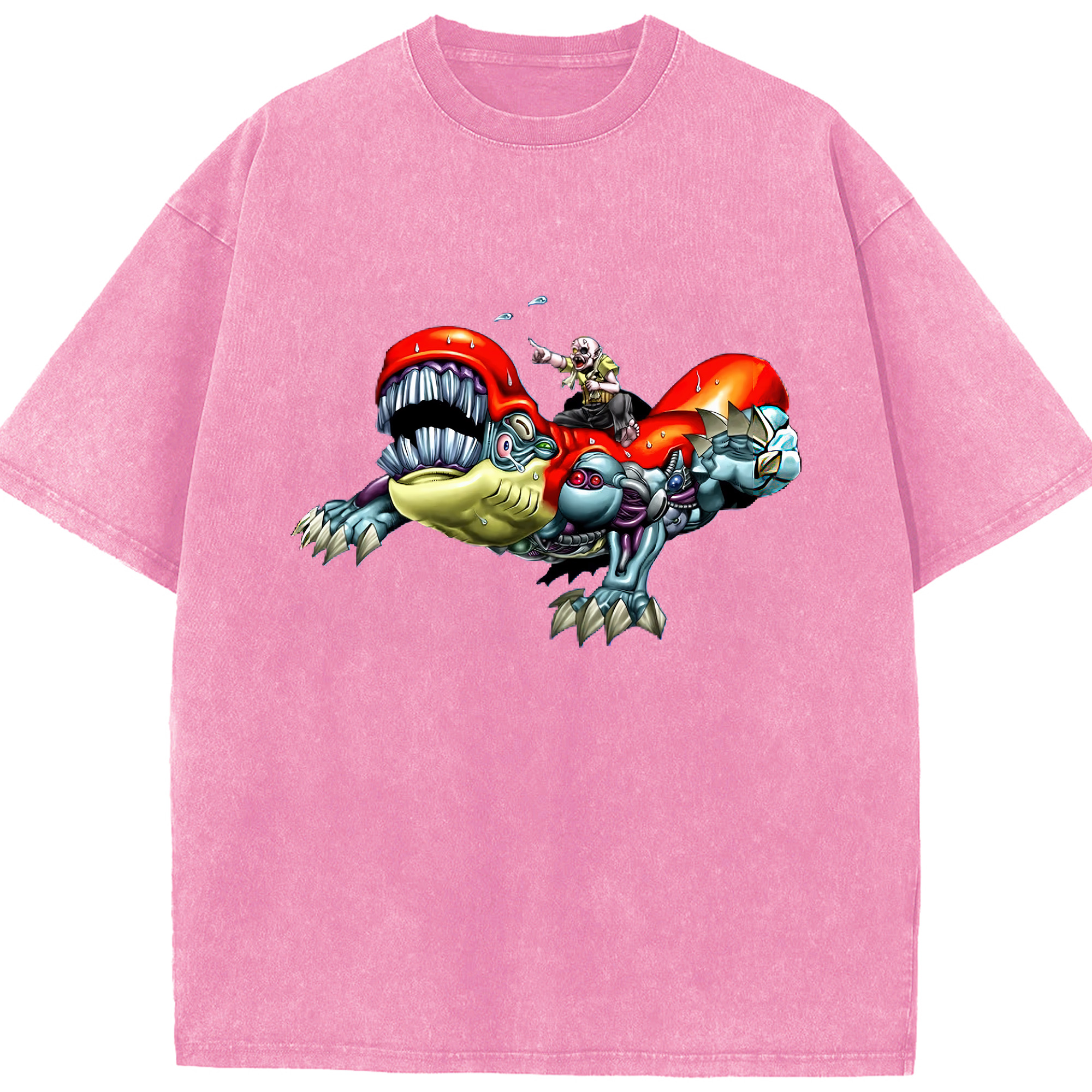 （画像用） 遊☆戯☆王 Yu-Gi-Oh! 綿100% ヴィンテージ風 半袖Tシャツ（フロントプリント）